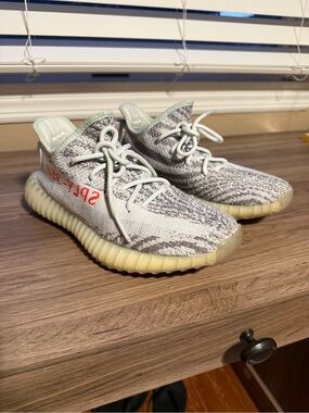 Yeezy Boost 350 V2 Sneakers in Blue Tint/Gray